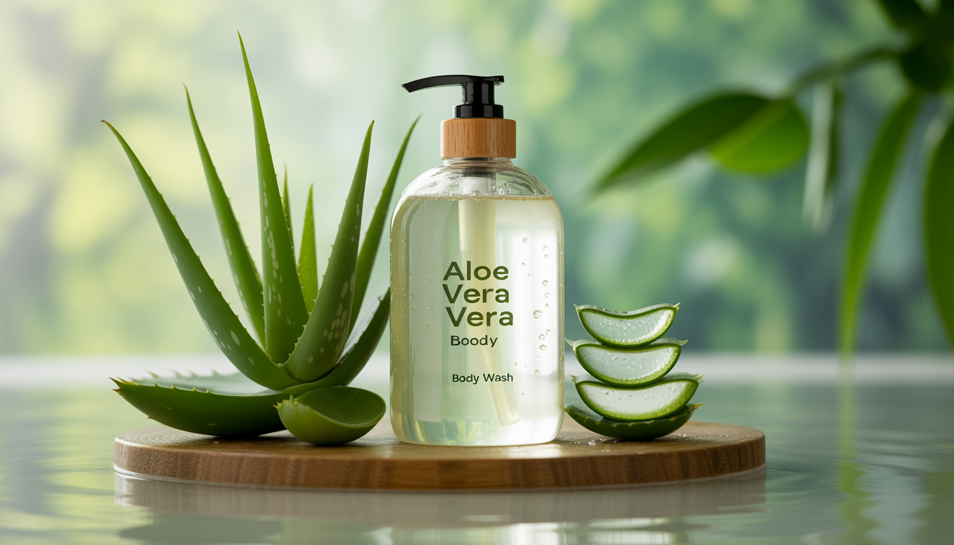 ELIYASCORNER ACTUS - Aloe vera body wash sans parab&egrave;ne